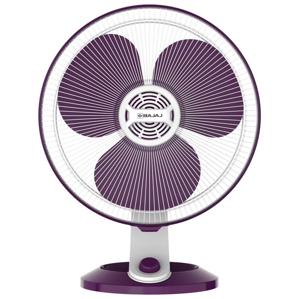 Buy BAJAJ Veloce 5 Star 400mm 3 Blade Thermal Overload Protector Table Fan (100 Copper Motor